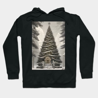 elf house xmas tree Hoodie